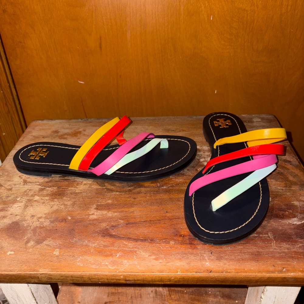 Tory Burch Colorful Strappy Sandals